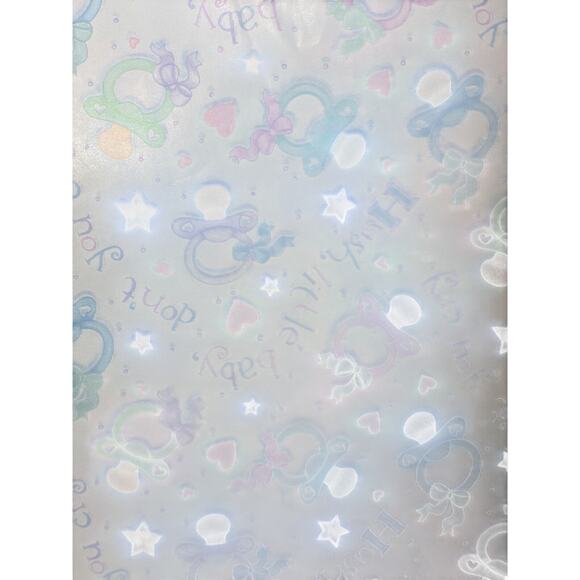 Vintage Baby Wrapping Paper Lot Hallmark Ambassador 1990s Sealed & Loose Sheets - Picture 2 of 8